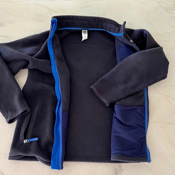 Patagonia Boy XXL (16-18) Navy Blue Synchilla Fleece Full Zip Jacket - Picture 2 of 5